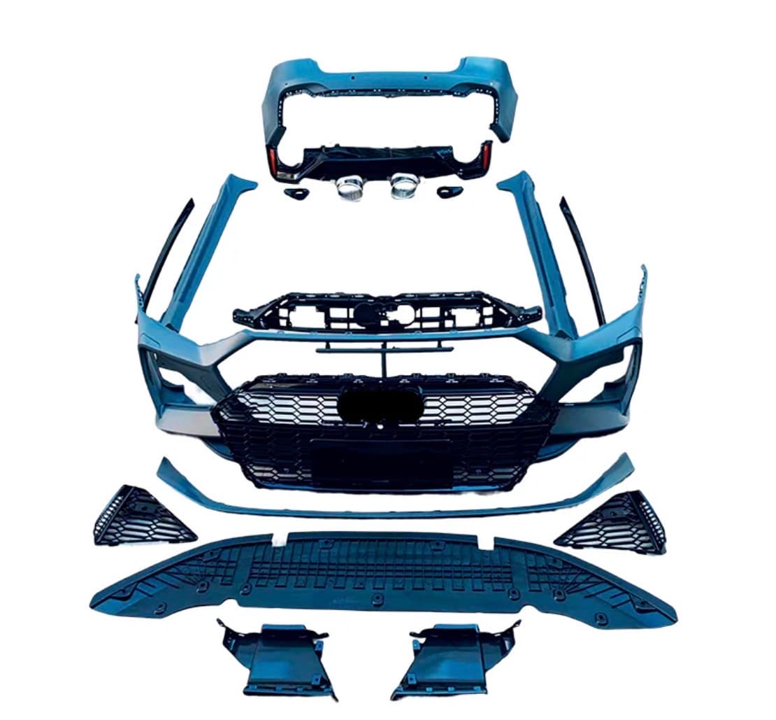 Pachet Exterior Complet compatibil cu Audi A7 4K8 (2018-2021) RS Design